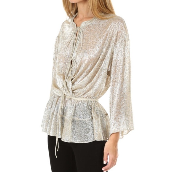 IRO Spacious Top in Light Nude Size FR 36 US 4 Small - Picture 2 of 13